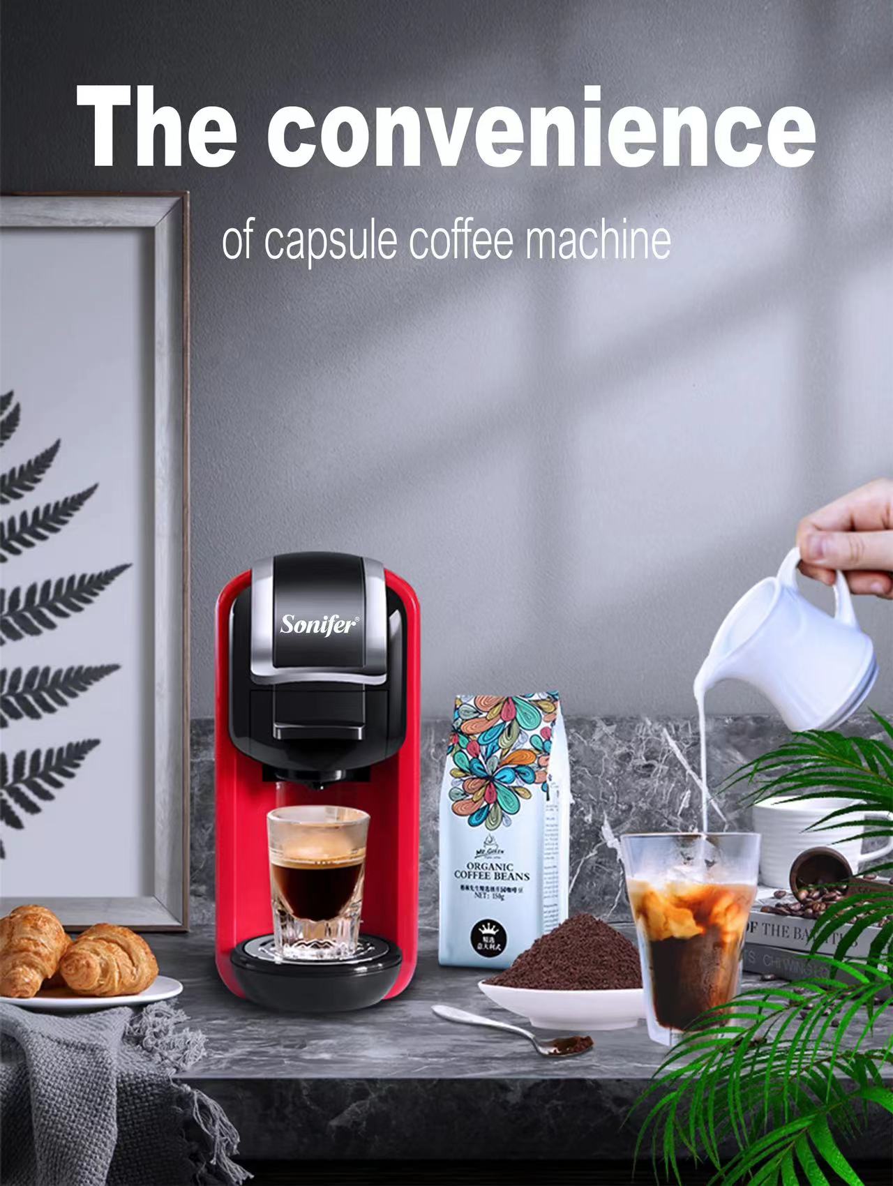 Sonifer 3 IN 1 Multi Functional Coffee Machine