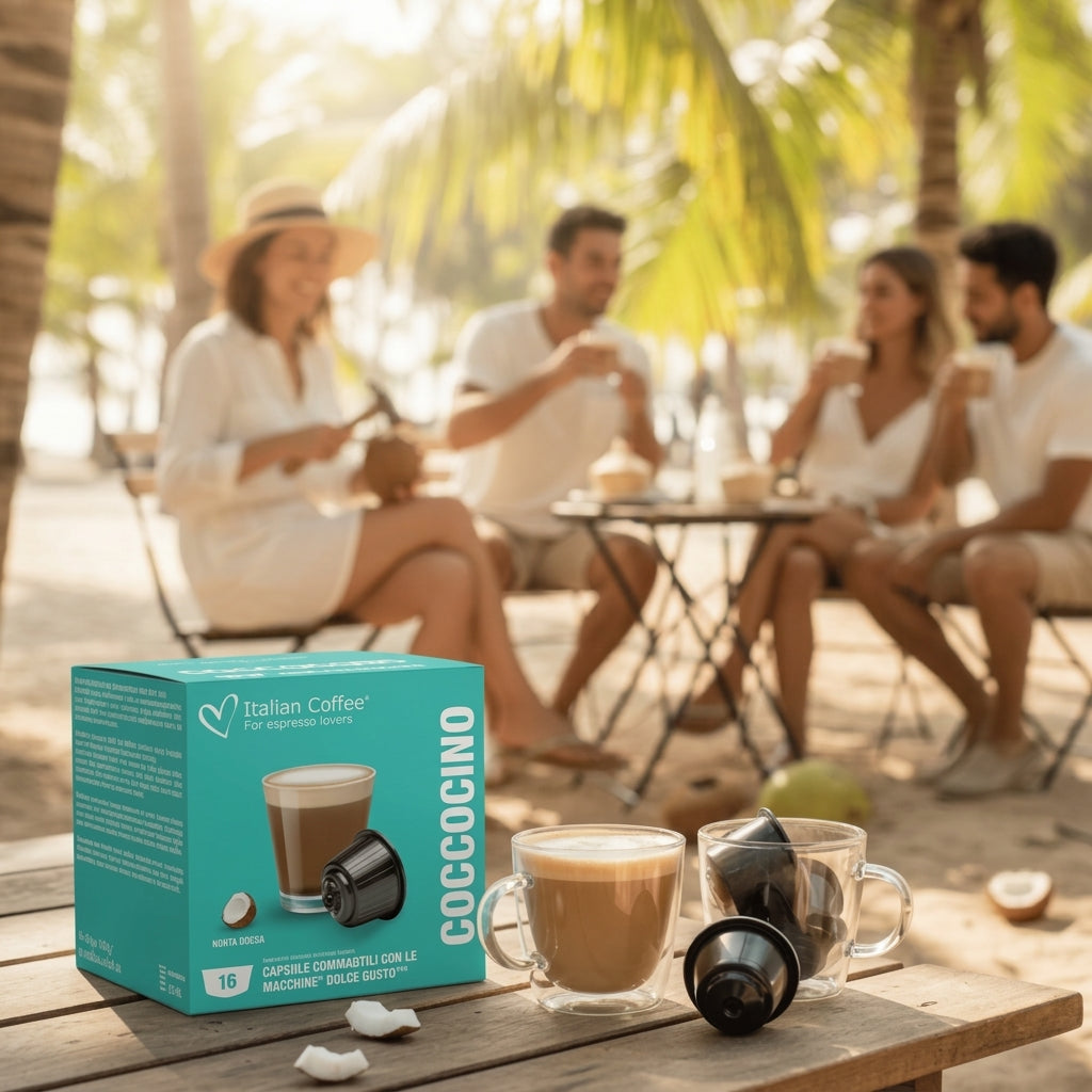 Coccocino – Coconut Mocha - Compatible Capsules for Nescafe Dolce Gusto®
