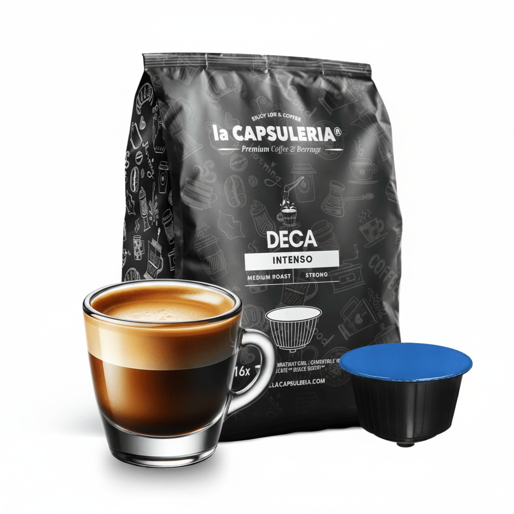 Deca Intenso Coffee - Capsules Compatible With Nescafe Dolce Gusto®