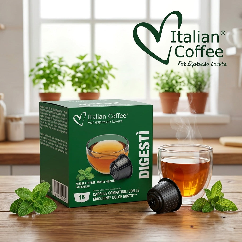 Digestive Herbal Tea - Compatible Capsules for Nescafe Dolce Gusto®