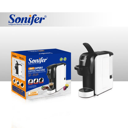 Sonifer 3 IN 1 Multi Capsule Coffee Machine