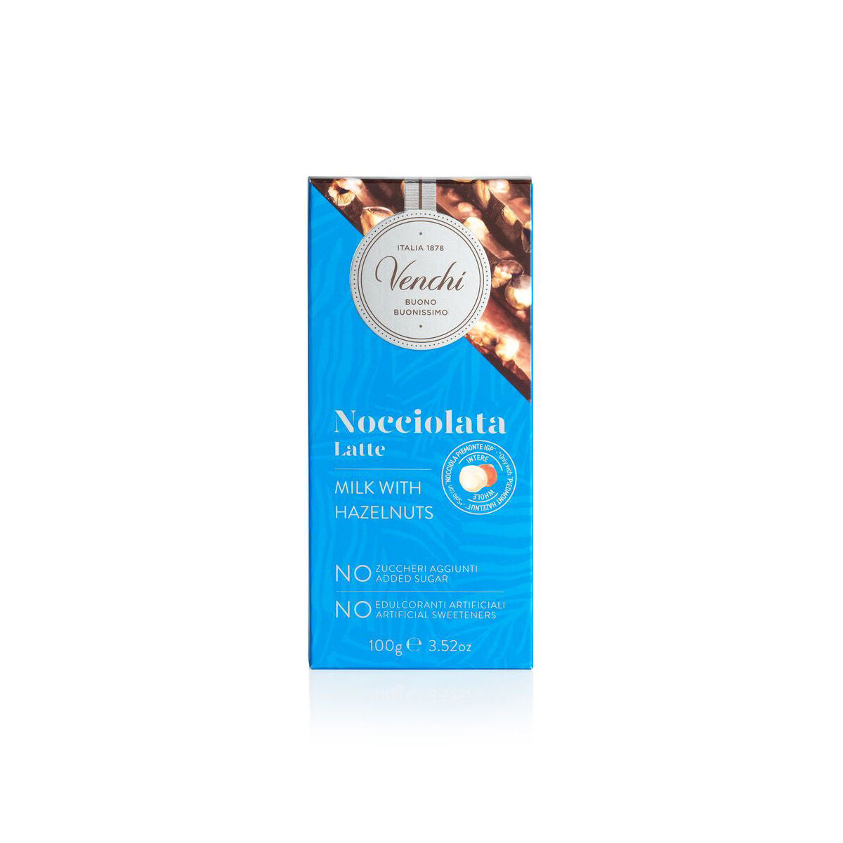 Venchi Milk & Hazelnuts Chocolate Bar