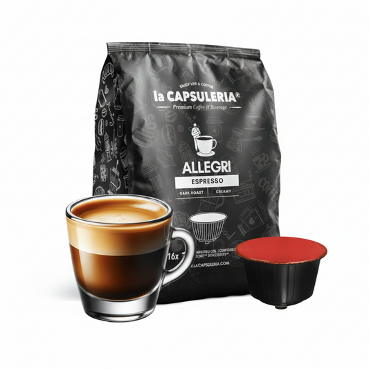 Allegri Espresso Coffee - Capsules Compatible With Nescafe Dolce Gusto®