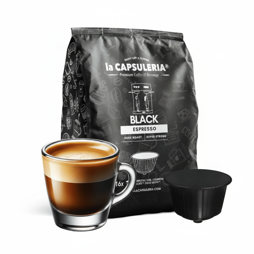 Black Espresso Coffee - Capsules Compatible With Nescafe Dolce Gusto®