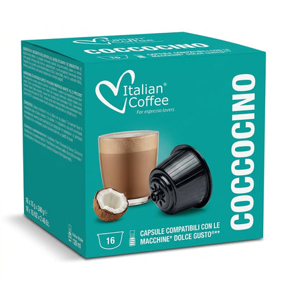 Coccocino – Coconut Mocha - Compatible Capsules for Nescafe Dolce Gusto®