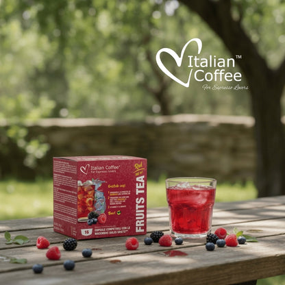 Ice Tea - Red Fruits Tea Flavor - Compatible Capsules for Nescafe Dolce Gusto®