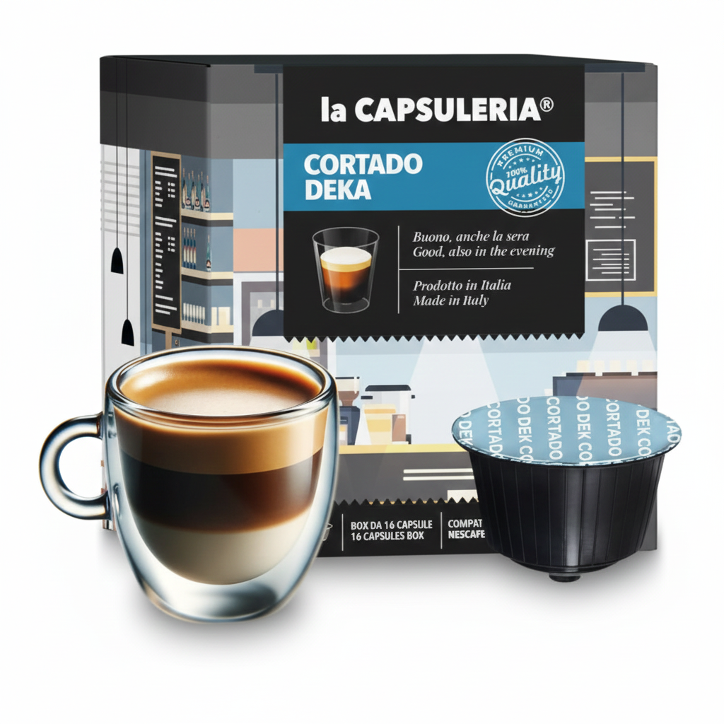 Cortado Deka - Capsules Compatible With Nescafe Dolce Gusto®