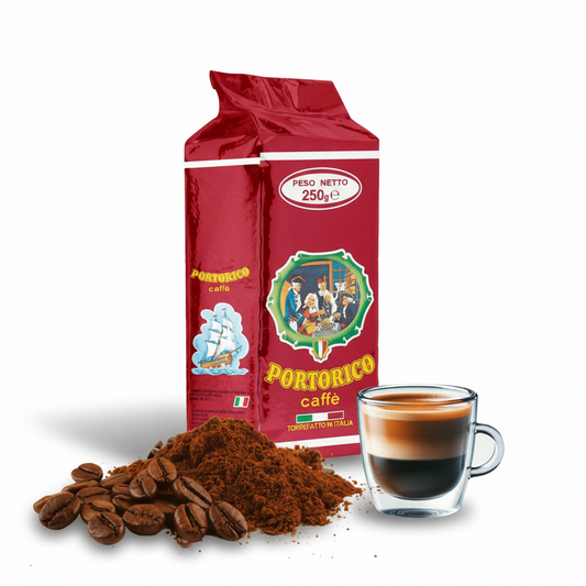 Ground Coffee ROSSO - Espresso Bar Flavor - 250 Grams