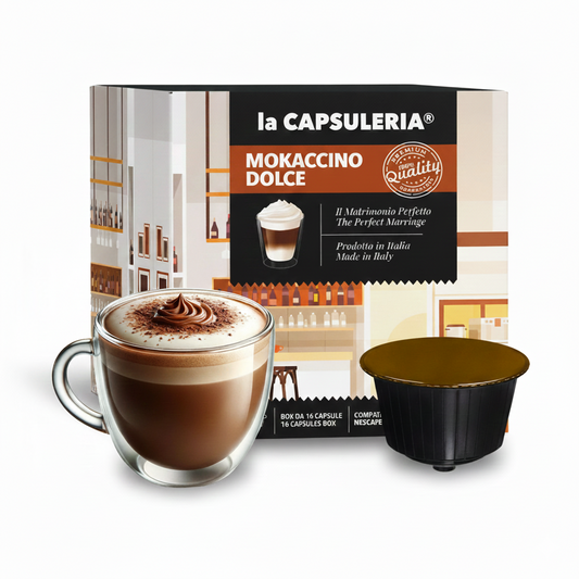 Mokaccino Dolce - Capsules Compatible With Nescafe Dolce Gusto®