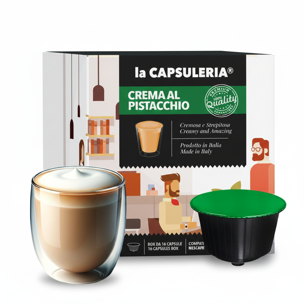 Pistachio Cream - Capsules Compatible With Nescafe Dolce Gusto®