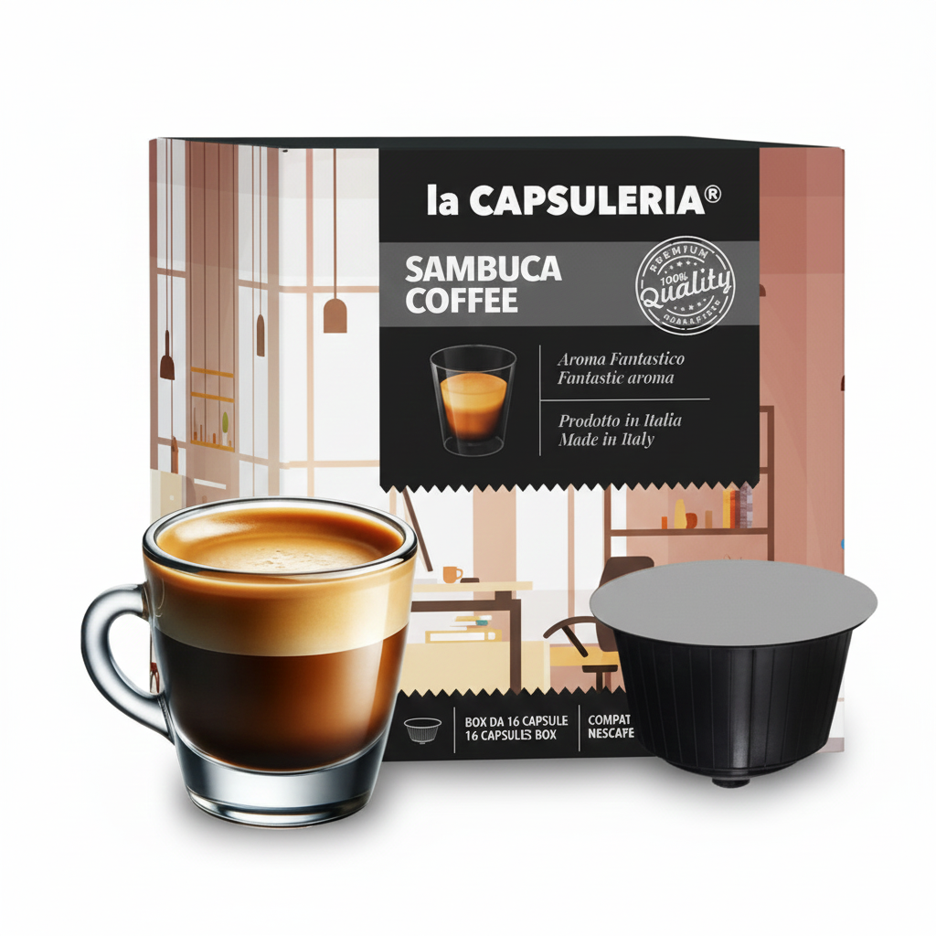 Sambuca Coffee - Capsules Compatible With Nescafe Dolce Gusto®