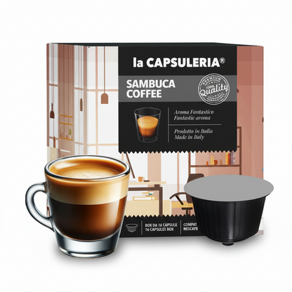 Sambuca Coffee - Capsules Compatible With Nescafe Dolce Gusto®