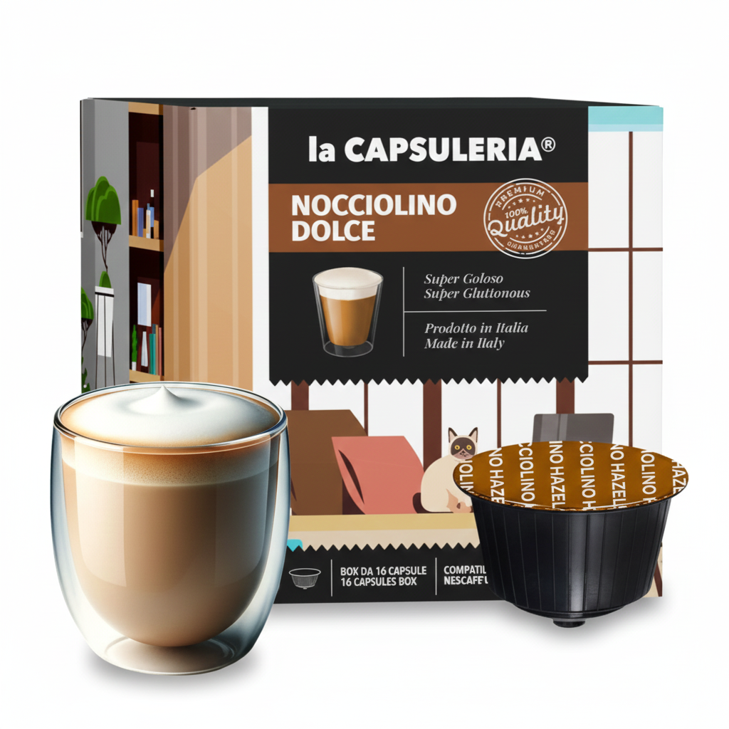 Sweet Hazelnut - Capsules Compatible With Nescafe Dolce Gusto®