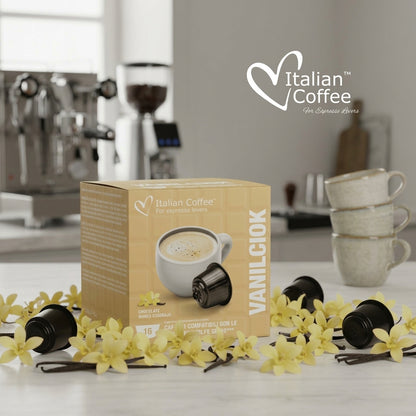 Vanilciok – White Chocolate and Vanilla - Compatible Capsules for Nescafe Dolce Gusto®