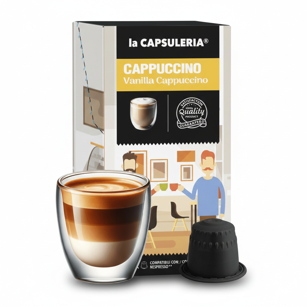 Vanilla Cappuccino - Capsules Compatible With Nespresso®
